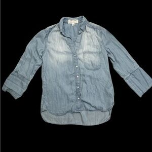 Cloth & Stone | Anthropologie Butter Soft Chambray Denim Shirt - Size XS